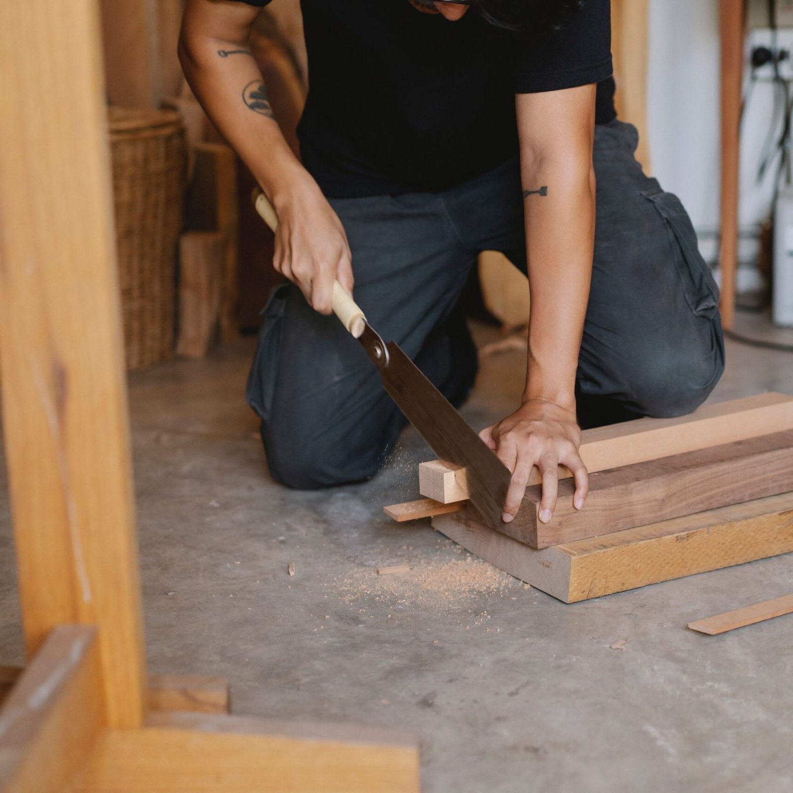 Carpentry & Fit-Out T Seven team installing bespoke cabinets and storage solutions